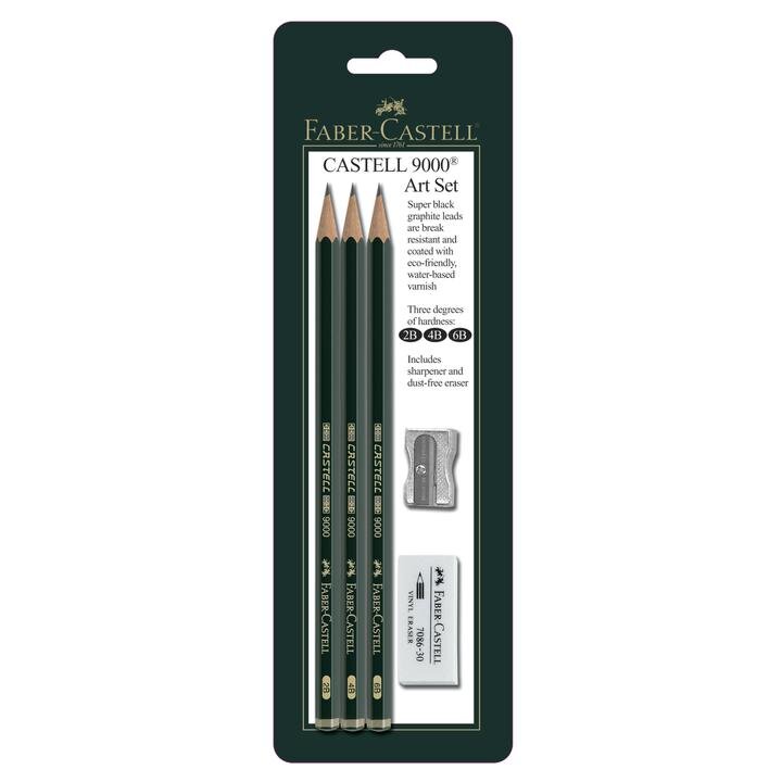 Castell 900 Art Set - Assortment of 3 w/ accessories