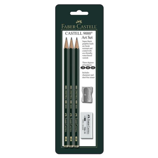 Castell 900 Art Set - Assortment of 3 w/ accessories