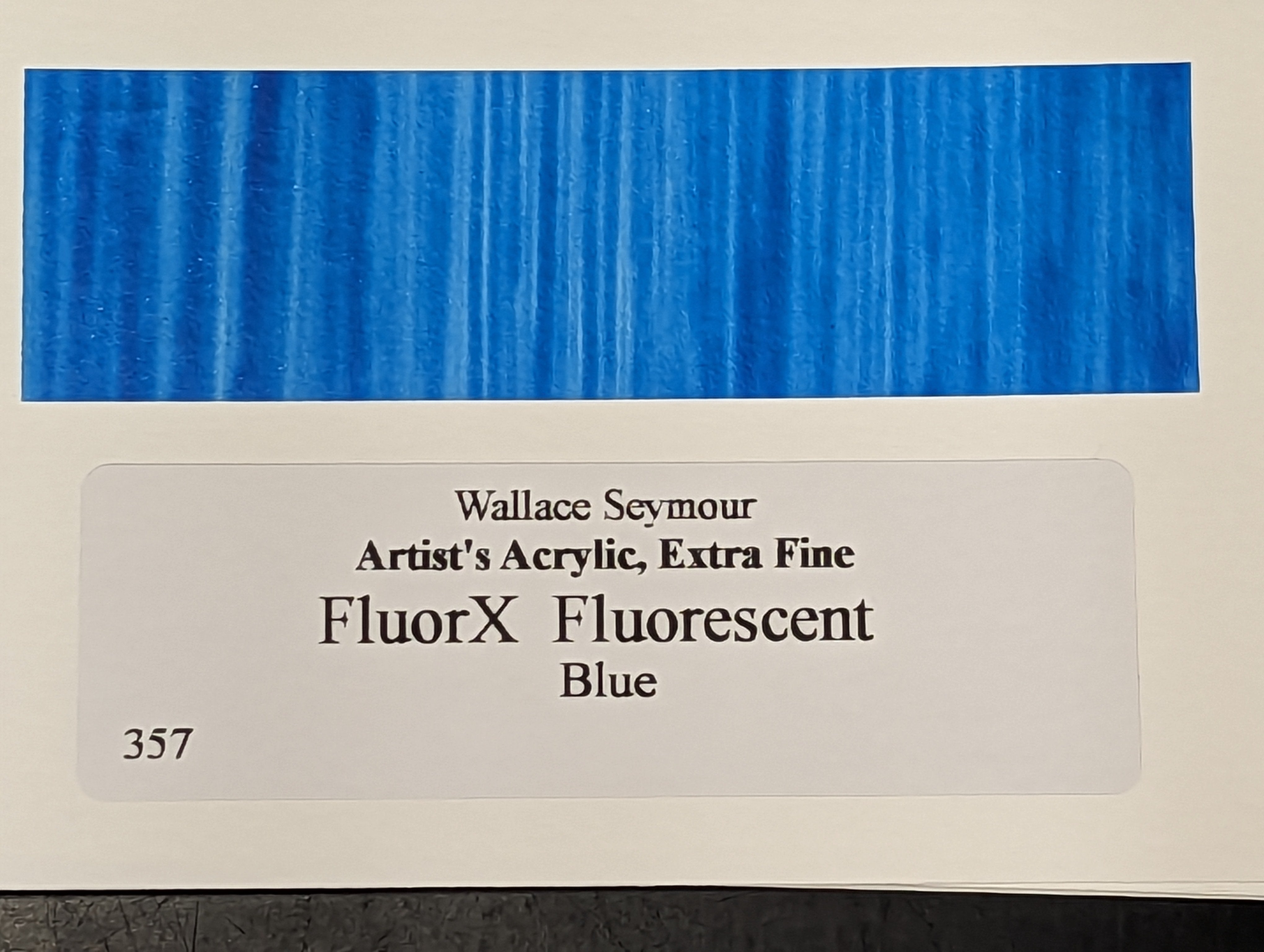 Fluor Blue Color Fluorescent Blue – Soho-Art-Materials.com