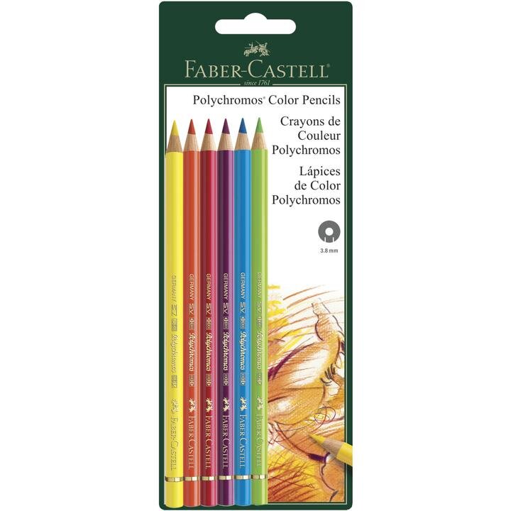 Polychromos Artists' Colored Pencils - Set of 6
